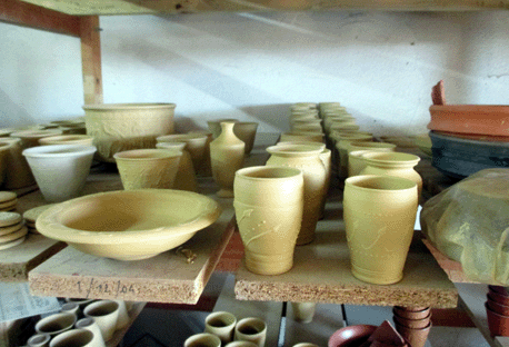 Gérard Morla, francis dumelié, sigillée, Lezoux, poterie du fil de l'eau, bateau d'argile et d'eau